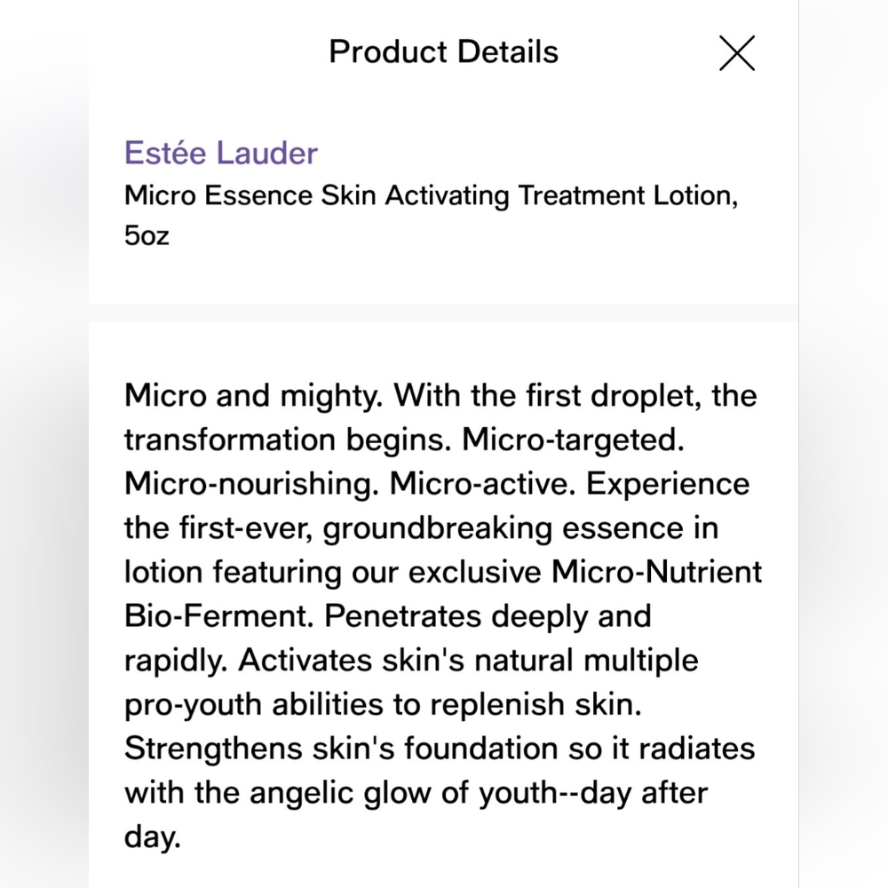 Estee Lauder Micro Essence Skin Activating Treatment Lotion - 5oz - Picture 2 of 6